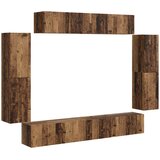 TV ormar 8 pcs Staro drvo | shoptok.hr