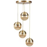 Opviq Küre 4 Lü tepsili eskitme bal Camlı Sarkıt gold chandelier Cene