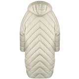 Pri Long jacket women's coat with diagonal quilting Warm LUCY | shoptok.hr