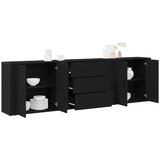  Kreveta Crni hrast 240 x 33 x 70 cm Konstruirano drvo | shoptok.hr