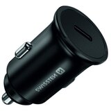 Swissten punjač za auto, 1xUSB-C, 5.5A, Super Fast PD3.0 45W, crni | shoptok.hr
