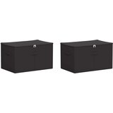  Kutija za spremanje 2 pcs Antracit 60 x 43 x 35 cm | shoptok.hr