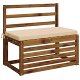  Jastučić za klupu SOEST 100% poliester Krem 60 x 40 x 5 cm - Krem 60 x 40 x 5 cm Melange | shoptok.hr