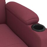  Električni naslanjač vinsko rdeče blago, (20928487) | Shoptok.si