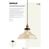  Redo 01-1004 - Luster na sajli SAVILLE 3xE27/42W/230V | Eponuda.com
