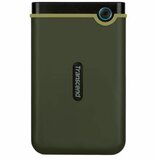 Transcend External HDD 1TB Slim form factor, M3G, USB 3.1, 2.5, Anti-shock system, Backup software, 185g, Military Green (Slim) cene