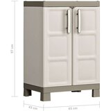 Keter Nizka omarica Excellence bež in taupe 97 cm | Shoptok.si