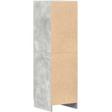 vidaXL Kuhinjska omarica betonsko siv 38x41,5x131,5 cm inž. les | Shoptok.si