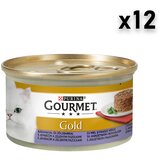Gourmet Gold savoury cake pašteta za mačke, piletina i šargarepa, 12x85g | Eponuda.com