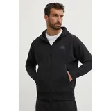 Adidas Pulover moški, črna barva, s kapuco, IN5089