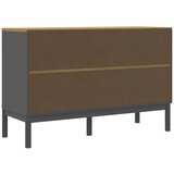  Komoda FLORO voštano siva 114 x 43 x 74 cm od masivne borovine | Eponuda.com