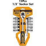 Ingco 12-delni set nasadnih ključeva 1/2” HKTS12122 Cene