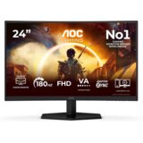 AOC G4 23.6" VA FHD 180Hz računalni monitor 59,9 cm (23.6") 1920 x 1080 pikseli Full HD LCD Črna, Rdeča | Shoptok.si