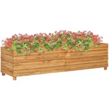 In Visoka greda 150x40x38 cm reciklirana tikovina in jeklo Cene