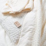Roba Kremno bela otroška posteljnina za otroško posteljico 80x80 cm Seashells – | Shoptok.si