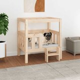  Krevet za pse 65,5x50,5x70 cm od masivne borovine | shoptok.hr
