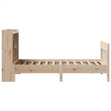 vidaXL Okvir kreveta bez madraca 75 x 190 cm od masivne borovine | shoptok.hr