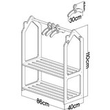 Hanah home ormar roof birchwood (768ESL1106) | ePonuda.com