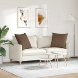  Jastučići za sofu 2 pcs Smeđa 80 x 80 cm tkanina | shoptok.hr