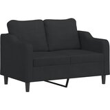  3-dijelni set sofa s jastucima crni od tkanine | shoptok.hr