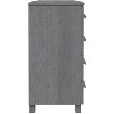  Komoda HAMAR tamnosiva 113 x 40 x 80 cm od masivne borovine | Eponuda.com