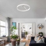  led prigušiva plafonska lampa LED/86W/230V 3000-6500K bela + daljinski upravljač | Eponuda.com