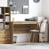 vidaXL Pisalna Miza Umetni hrast MDF 100 x 50 x 76 cm Preprosta | Shoptok.si