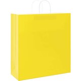  Papirnate vrečke 50 kosov z ročaji rumena 45x17x48 cm, (5000160847) | Shoptok.si