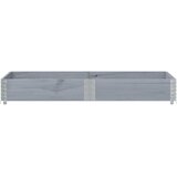  Vrtna sadilica siva 150x100 cm od masivne borovine | shoptok.hr