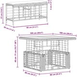  Vrtni set za objed s jastukom 3 pcs Prirodna i Bijela | shoptok.hr