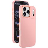  Ovitek za iPhone 17 Pro Max, mat zaključek s kovinskim obročem za kamero, Roza, (5000189052) | Shoptok.si