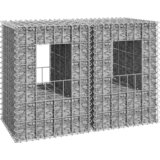  Gabionske stupne košare 2 kom 40 x 40 x 60 cm željezne | shoptok.hr