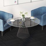  Tepih pločica Prugasta svjetlosiva 50 x 50 cm 4 pcs | shoptok.hr