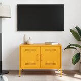TV ormarić boja senfa 68 x 39 x 50,5 cm čelični | Eponuda.com