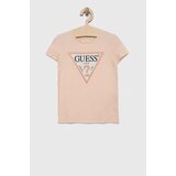 Guess Otroška kratka majica roza barva | Shoptok.si