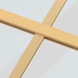 vidaXL Drsna vrata zlata 90x205 cm prozorno ESG steklo in aluminij | Shoptok.si