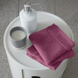 Catherine Lansfield Temno rožnate frotirne bombažne brisače v kompletu 2 ks 30x30 cm Zero Twist – | Shoptok.si