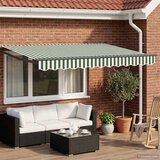  Električna retraktabilna tenda Zelena, Bijela, Antracit 3 x 2 m | shoptok.hr