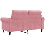  Dvosjed ružičasti 120 cm baršunasti | shoptok.hr