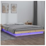  LED posteljni okvir 135x190 cm 4FT6 trles | Shoptok.si