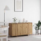 vidaXL hrast strani šal Artisan hrast Leseni kompozit 135 x 41 x 75 cm | Shoptok.si