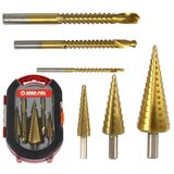  6x hss konusnih svedrov povrtal 4-30mm + svedri black friday Cene