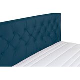 MID.YOU oblazinjena postelja 180 cm x 200 cm , tekstil temno modra | Shoptok.si