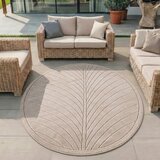 Ayyildiz Carpets Bež okrogla notranja in zunanja preproga ø 80 cm Nova 1204 – | Shoptok.si