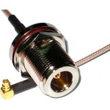 Pigtail Kabl MMCX-N/f Ultra low loss 300mm srebrni Cene