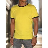 DStreet T-shirt męski basic żółty | Shoptok.si
