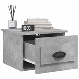  Zidni noćni ormarići 2 kom siva boja betona 41,5 x 36 x 28 cm | shoptok.hr