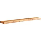 vidaXL Zidne police 2 kom 100x20x3,5 cm od masivnog bagremovog drva | shoptok.hr