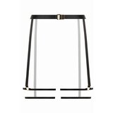CHRISTINE LE DUC Pas S Podvezicami Blushing Black | Shoptok.si