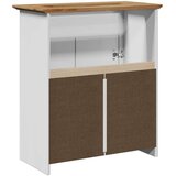vidaXL Kupaonski ormarić za umivaonik "BODO" bijelo-smeđi 70x35x80 cm | shoptok.hr